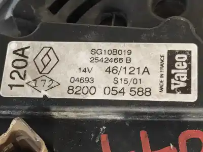 Автозапчастина б/у генератор для renault scenic rx4 (ja0) 1.9 dci salomon посилання на oem iam 8200054588 sg10b019 2542466b