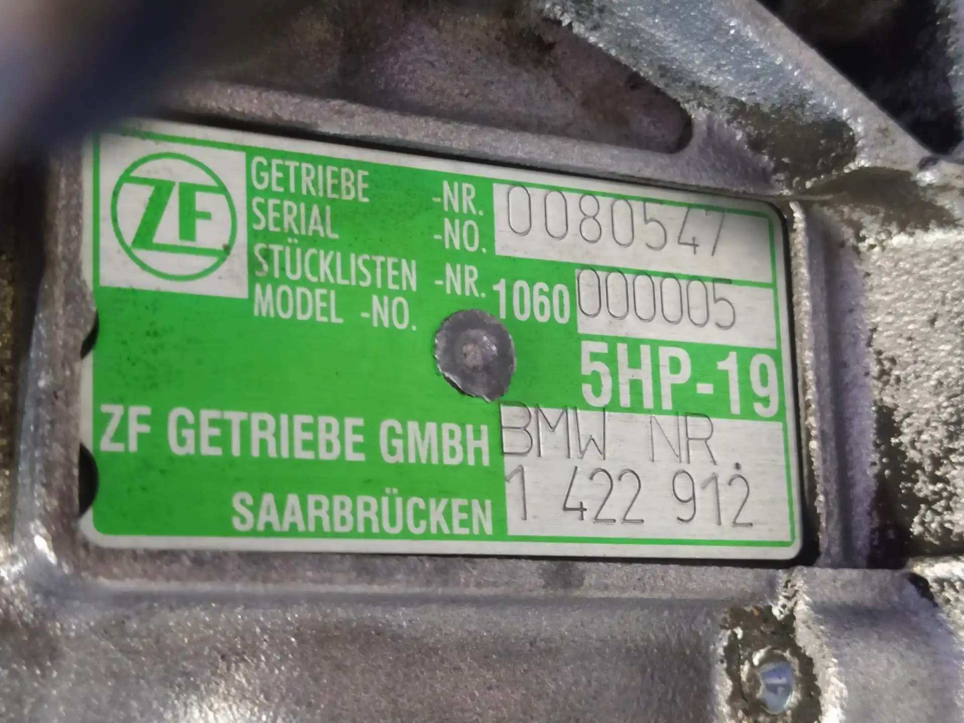 Getriebe-Drehzahlsensor ZF5HP19 für BMW