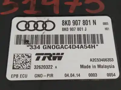 Second-hand car spare part electronic module for audi a4 avant (8k5) (2008) 2.0 16v tdi oem iam references 8k0907801n a2c53406353 32620322
