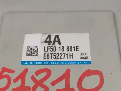 Second-hand car spare part ecu engine control for mazda 3 berlina (bk) 2.0 16v cat oem iam references e6t52271h lf5018881e 
