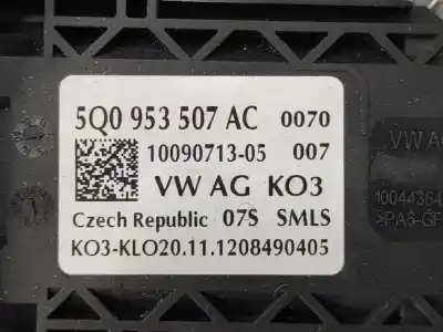 Second-hand car spare part multifunction switch for seat leon (5f1) 1.6 tdi oem iam references 5q0953507ac 1009071305 5q0953513r