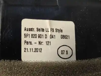 Автозапчасти б/у аэрационная решетка за seat leon (5f1) 1.6 tdi ссылки oem iam 5f1820901d  
