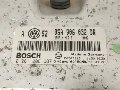 Pièce détachée automobile d'occasion calculateur moteur ecu pour volkswagen golf iv berlina (1j1) 1.8 20v turbo références oem iam 0261206887 06a906032dr me75