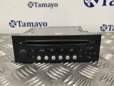 Second-hand car spare part audio system / radio cd for peugeot 207 1.4 hdi oem iam references 96766518xt a2c53424337 
