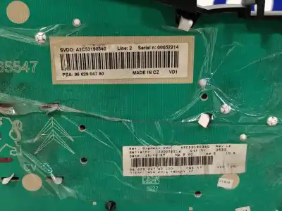 Peça sobressalente para automóvel em segunda mão quadrante por peugeot 207 1.4 hdi referências oem iam a2c53065547 9662904780 a2c53190340