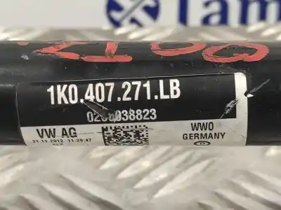 Автозапчасти б/у передняя левая трансмиссия за seat leon (5f1) 1.6 tdi ссылки oem iam 1k0407271lb  