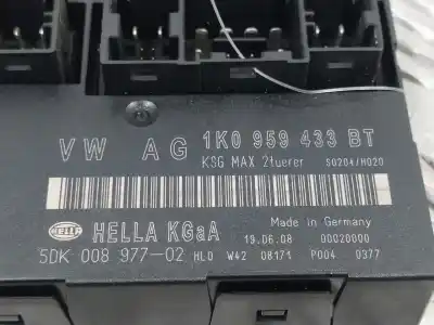 Second-hand car spare part electronic module for seat leon (1p1) 1.9 tdi oem iam references 1k0959433bt 5dk00897702 