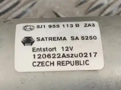 Автозапчастина б/у двигатель передніх склоочисників для skoda fabia (5j2) (2007->) 1.6 ambition [1.6 ltr. - 55 kw tdi] посилання на oem iam 5j1955113b  