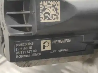 Автозапчастина б/у клапан egr для ford fiesta (cb1) 1.4 tdci cat посилання на oem iam 9671187780 702209040 