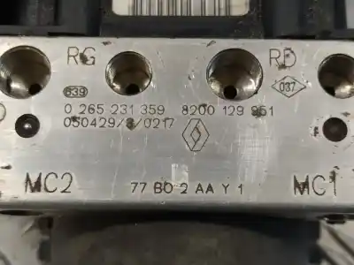 Peça sobressalente para automóvel em segunda mão abs por renault modus 1.4 16v referências oem iam 0265231359 8200129951 0265800329