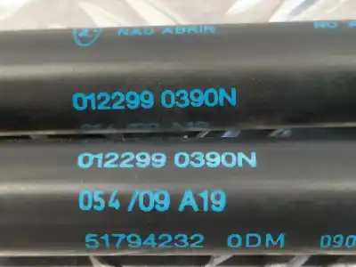 Second-hand car spare part tailgate gas strut for ford ka ru8 (ccu) desde 09/2008 hasta 06/2016 1.3 cdti 75cv/55kw oem iam references 51794232  