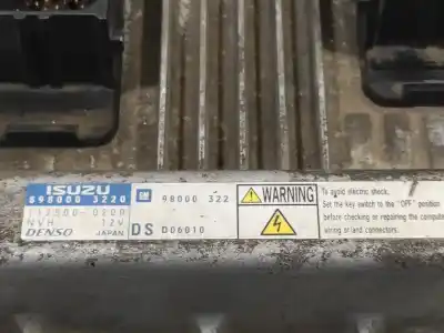 Peça sobressalente para automóvel em segunda mão centralina de motor uce por opel meriva (2006->) 1.7 cosmo [1.7 ltr. - 74 kw 16v cdti] referências oem iam 8980003220 1125000200 