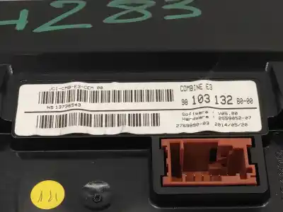 Peça sobressalente para automóvel em segunda mão quadrante por citroen c4 cactus 1.6 hdi 90 referências oem iam 9810313280 276989003 