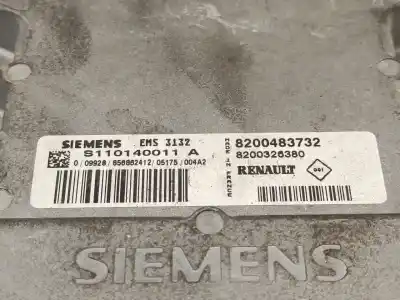 Second-hand car spare part ecu engine control for dacia logan 1.4 cat oem iam references s110140011a 8200483732 8200326380