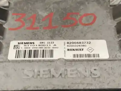 Second-hand car spare part ecu engine control for dacia logan 1.4 cat oem iam references s110140011a 8200483732 8200326380