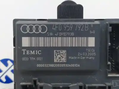Second-hand car spare part electronic module for audi a6 berlina (4f2) 4.2 quattro oem iam references 4f0959792b 4f0910793b 