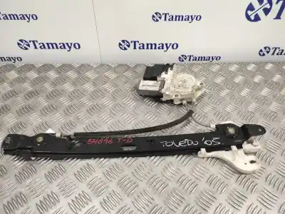 Peça sobressalente para automóvel em segunda mão elevador de vidros traseiro direito por seat toledo (5p2) 2.0 tdi referências oem iam 5p0839402