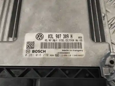 Second-hand car spare part ecu engine control for volkswagen t5 transporter (7e) 2.0 tdi cat (cfca) oem iam references 0281016270 03l907309h edc17cp20