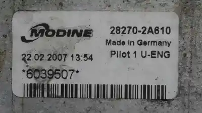 Peça sobressalente para automóvel em segunda mão intercooler por kia cee´d 1.6 crdi cat referências oem iam 282702a610  
