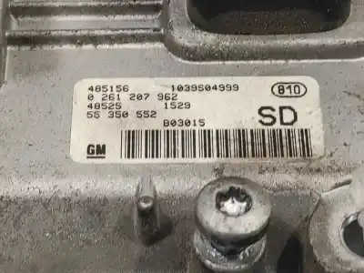 Pezzo di ricambio per auto di seconda mano centralina motore per opel corsa c 1.2 16v cat (z 12 xe / lw4) riferimenti oem iam 0261207962 55350552 1039s04999