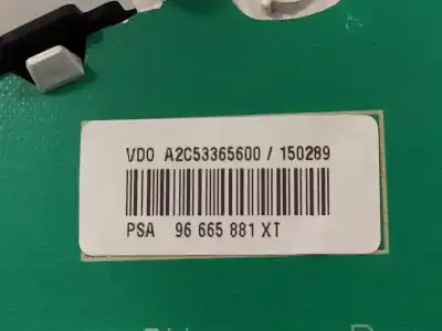 Peça sobressalente para automóvel em segunda mão quadrante por citroen c3 1.4 referências oem iam 96665881xt a2c53365600 