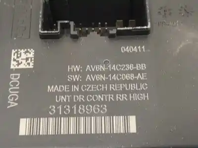 Second-hand car spare part electronic module for volvo s60 lim. 2.4 diesel cat 205 cv / 151 kw oem iam references av6n14c236bb av6n14c068ae 