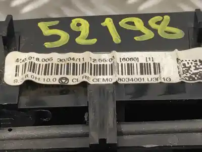 Second-hand car spare part climate control for citroen c3 1.4 oem iam references 400018005  