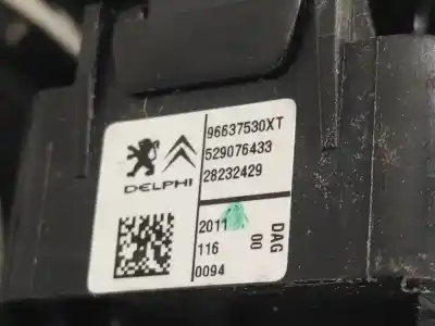 Second-hand car spare part left front power window switch for citroen c3 1.4 oem iam references 96637530xt  