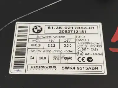 Piesă de schimb auto la mâna a doua modul electrotic pentru bmw serie 1 berlina (e81/e87) 2.0 turbodiesel cat referințe oem iam 6135921785301 5wk49515abr 