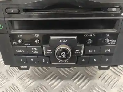Second-hand car spare part audio system / radio cd for honda cr-v iii (re_) 2.2 i-dtec 4wd (re6) oem iam references 39100swag012m1 cqmh7970g 