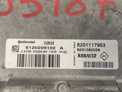 Second-hand car spare part ecu engine control for renault modus 1.4 16v oem iam references s120205102a 8201117953 8201082039