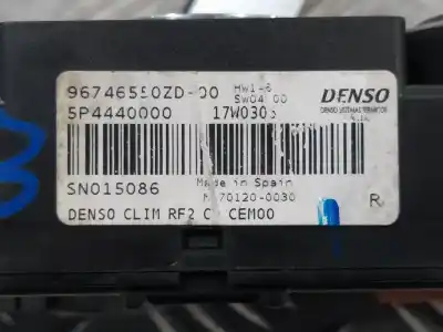 Second-hand car spare part climate control for citroen c-elysee (dd_) 1.6 bluehdi 100 oem iam references 96746550zd 5p4440000 