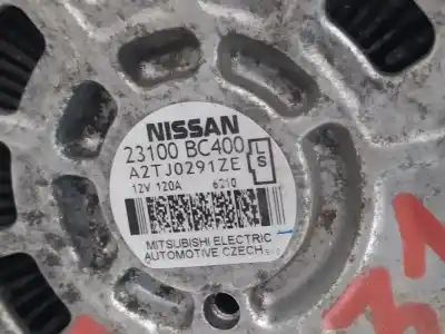 Second-hand car spare part alternator for nissan note (e11e) 1.6 16v cat oem iam references 23100bc400 a2tj0291ze 
