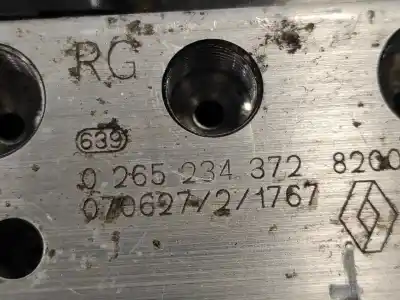 Peça sobressalente para automóvel em segunda mão abs por renault clio iii 2.0 16v cat referências oem iam 0265234372 8200443546 0265950498
