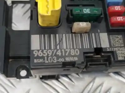 Pezzo di ricambio per auto di seconda mano scatola relè/fusibili per citroen c3 1.4 hdi (68 cv) 1.4 hdi riferimenti oem iam 9659741780 bsml0300 