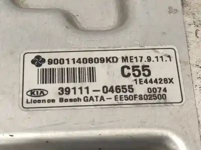 Peça sobressalente para automóvel em segunda mão centralina de motor uce por kia picanto 1.0 cat referências oem iam 3911104655 9001140809kd me179111