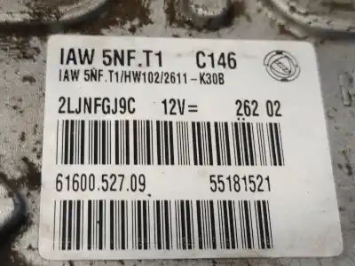 Gebrauchtes Autoersatzteil ecu-motorsteuergerät uce motorsteuergerät zum fiat stilo (192_) 1.6 16v (192_xb1a) oem-iam-referenzen 55181521 6160052709 iaw5nft1