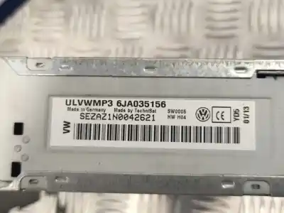 Автозапчасти б/у аудиосистема / радио cd за seat toledo iv (kg3) 1.6 tdi ссылки oem iam 6ja035156  