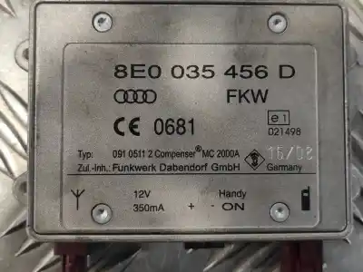 Second-hand car spare part antenna amplifier for audi a4 avant (8k5) (2008) 2.0 16v tdi oem iam references 8e0035456d  