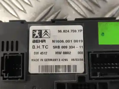 Автозапчасти б/у климат-контроль за peugeot 407 sw (6e_, 6d_) 1.6 hdi 110 ссылки oem iam 96824759yp 5hb009334 n16060010019