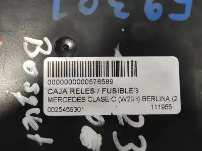 Second-hand car spare part fuse box unit for mercedes-benz clase c (w203) berlina 2.0 compresor cat oem iam references 0025459301 5dk00797320 