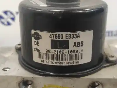 Second-hand car spare part abs for nissan navara pick-up (d40m) 2.5 dci diesel cat oem iam references 47660eb33a 06210210594 06210951453