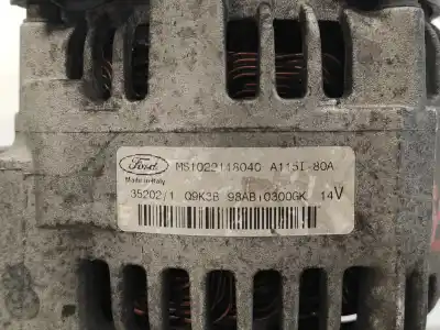 Second-hand car spare part alternator for ford focus berlina (cak) 1.6 16v cat oem iam references ms1022118040 q9k3b98ab10300gk 