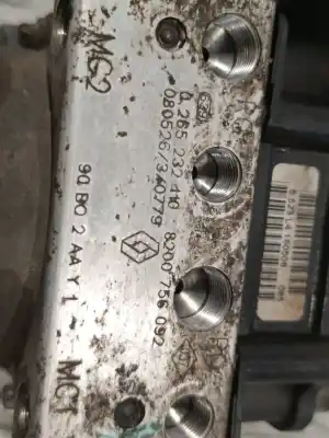 Peça sobressalente para automóvel em segunda mão abs por dacia sandero 1.4 cat referências oem iam 0265232110 8200756092 0265800584