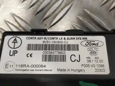 Pièce détachée automobile d'occasion module électronique pour ford fiesta (cb1) 1.4 tdci cat références oem iam 8v5115k600cj 116ra000084 f005v01086