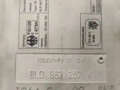 Peça sobressalente para automóvel em segunda mão módulo electrónico do fecho central por audi a3 (8l) 1.9 tdi referências oem iam 8l0862257k 93059193 