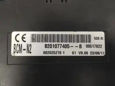 Second-hand car spare part fuse box unit for renault kangoo * oem iam references 8201077405b 0020252101 bcmn2