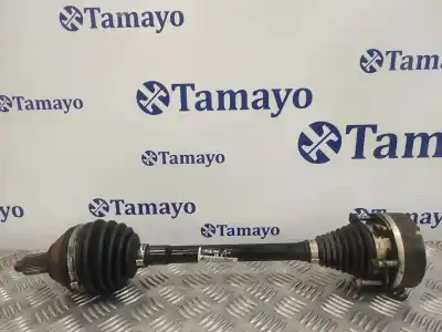 Peça sobressalente para automóvel em segunda mão transmissão dianteira esquerda por volkswagen polo (6r1) 1.4 tdi referências oem iam 6c0407271e