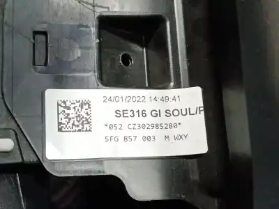 Peça sobressalente para automóvel em segunda mão tablier por cupra formentor km (fm6) referências oem iam 5fg857003  