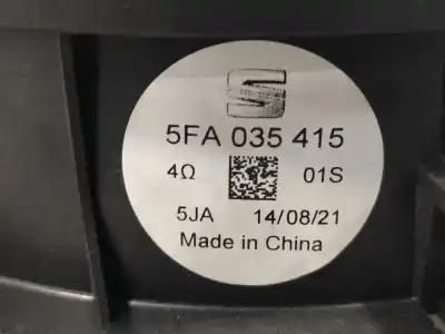 Second-hand car spare part speaker for cupra formentor km (fm6) oem iam references 5fa035415  